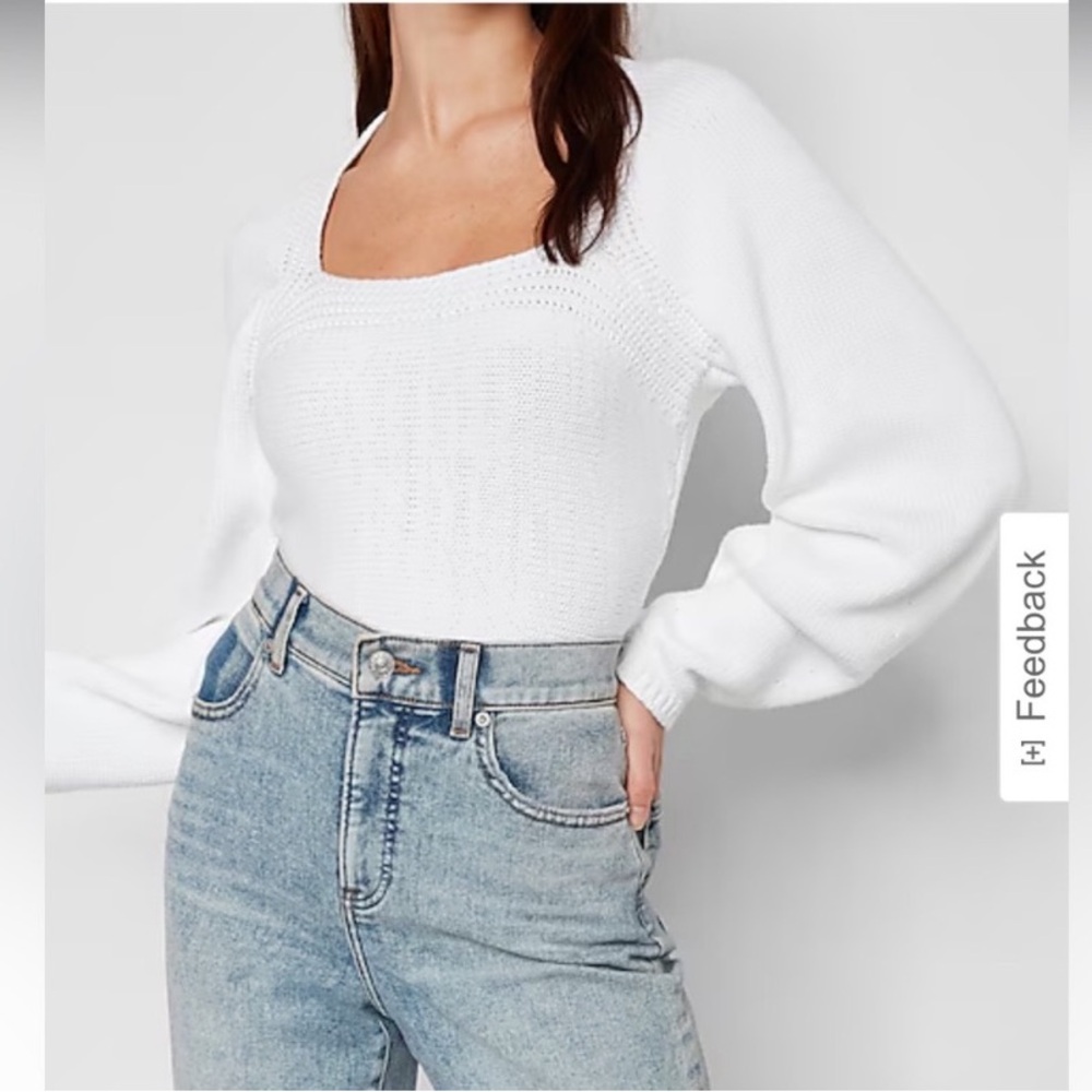 Express Cropped Sweater ☁️